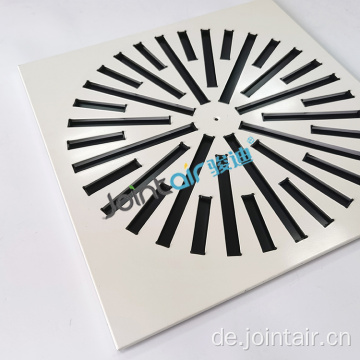 Klimaanlage Stahlquadrat Swirl Diffuser Register